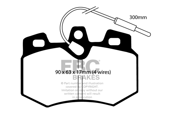 EBC Ultimax Brake Pads - Front for Citroen AX