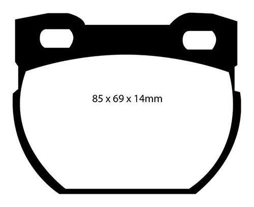 EBC Green Stuff Brake Pads - Rear for Land Rover Defender
