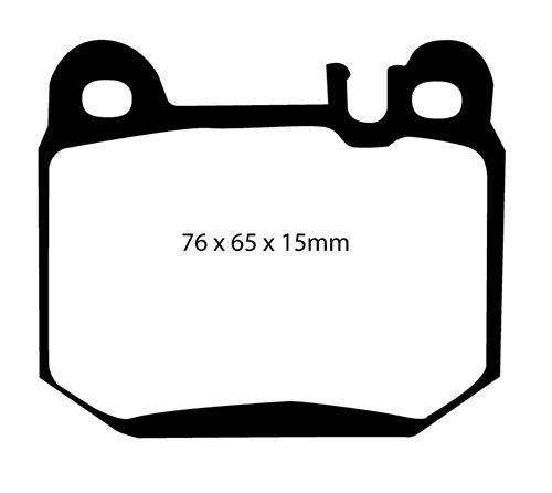 EBC Green Stuff Brake Pads - Rear for Mercedes M-Class