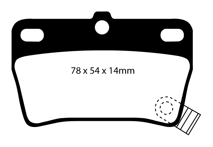 EBC Green Stuff Brake Pads - Rear for Toyota RAV4