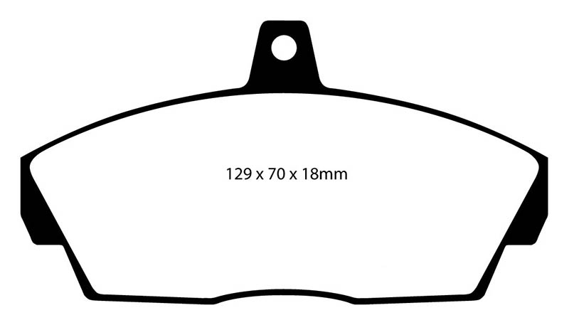 EBC Green Stuff Brake Pads - Front for Land Rover Freelander