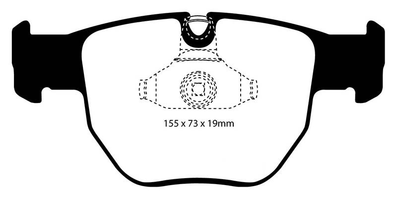 EBC Green Stuff Brake Pads - Front for Land Rover Range Rover