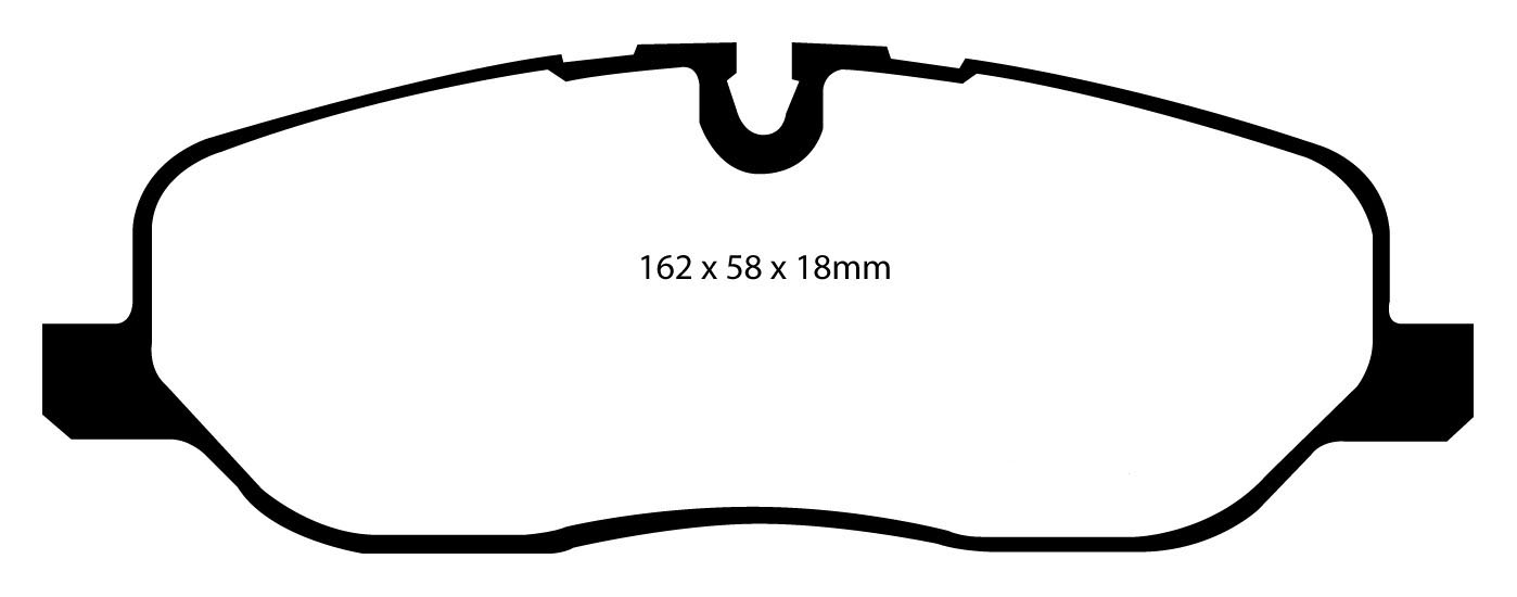 EBC Green Stuff Brake Pads - Front for Land Rover Range Rover Sport