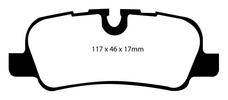 EBC Green Stuff Brake Pads - Rear for Land Rover Range Rover
