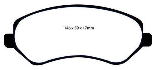 EBC Green Stuff Brake Pads - Front for Jeep Cherokee
