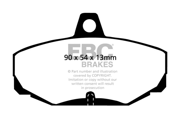 EBC Ultimax Brake Pads - Rear for Ford Granada
