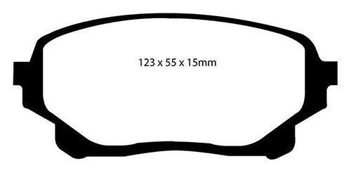 EBC Green Stuff Brake Pads - Front for Suzuki Grand Vitara