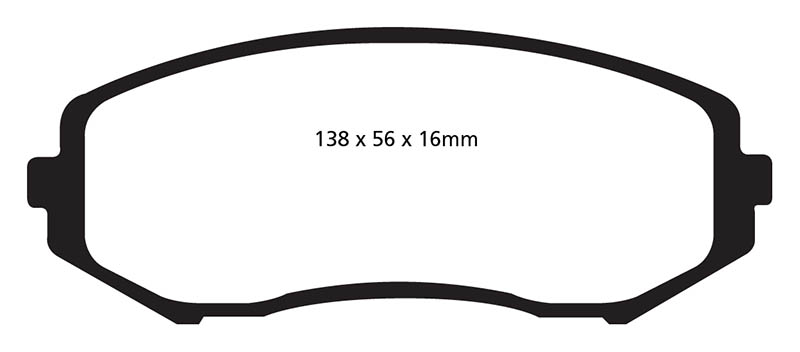 EBC Green Stuff Brake Pads - Front for Suzuki Grand Vitara