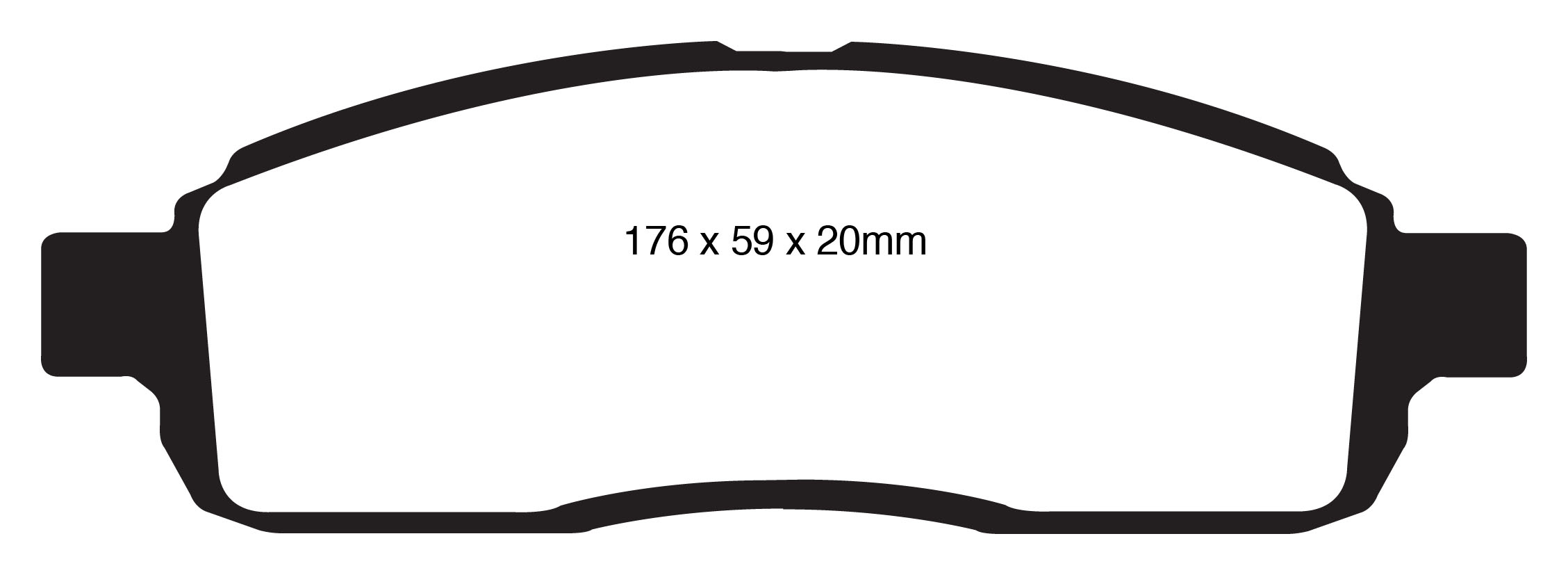 EBC Green Stuff Brake Pads - Front for Ford F150/F250/F350