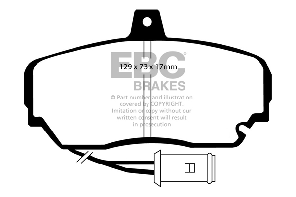 EBC Ultimax Brake Pads - Front for Rover 800