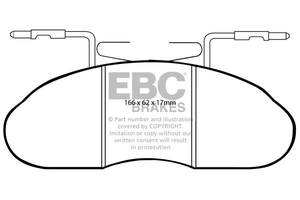 EBC Ultimax Brake Pads - Front for Renault Master