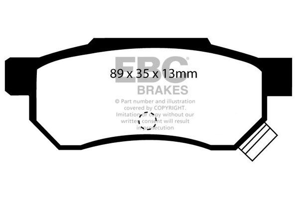 EBC Ultimax Brake Pads - Rear for Rover 400