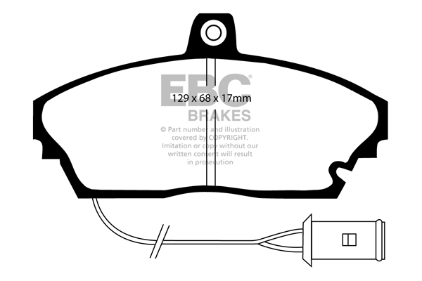 EBC Ultimax Brake Pads - Front for Rover 800