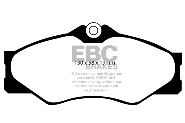 EBC Ultimax Brake Pads - Front for VW Transporter (T4)