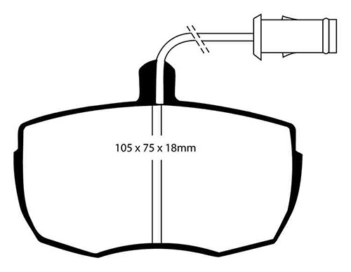 EBC Green Stuff Brake Pads - Front for Land Rover Discovery