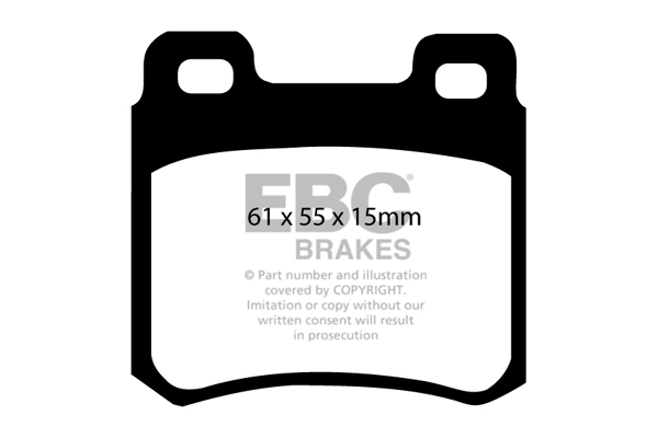 EBC Ultimax Brake Pads - Rear for Mercedes C-Class