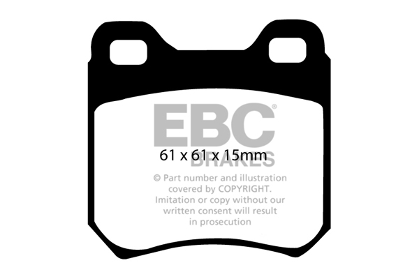 EBC Ultimax Brake Pads - Rear for Vauxhall Carlton