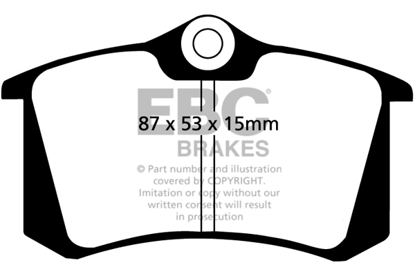 EBC Ultimax Brake Pads - Rear for Audi A4 (8E)