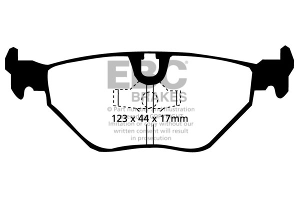 EBC Ultimax Brake Pads - Rear for BMW 5 Series (E34)