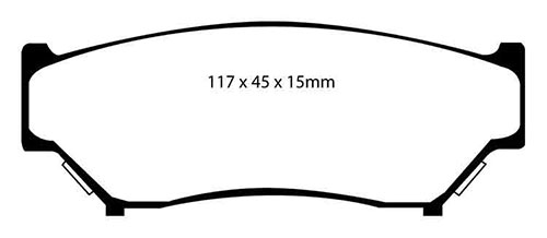 DP6979 - Green Stuff Brake Pads - Front