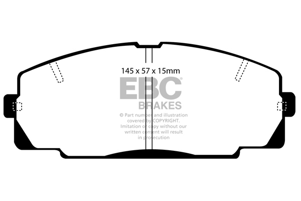 EBC Ultimax Brake Pads - Front for Toyota Dyna