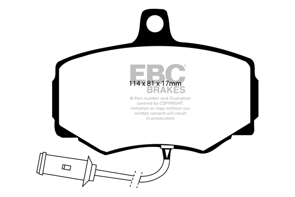 EBC Ultimax Brake Pads - Front for Jaguar XJ