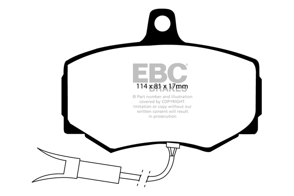 EBC Ultimax Brake Pads - Front for Jaguar XJ