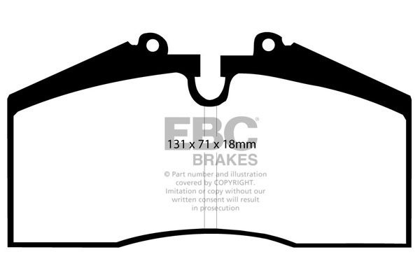 EBC Ultimax Brake Pads - Front for Porsche 911 (993)