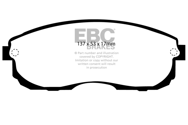 EBC Ultimax Brake Pads - Front for Nissan 200SX