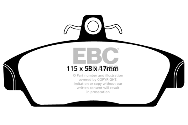 EBC Ultimax Brake Pads - Front for MG TF