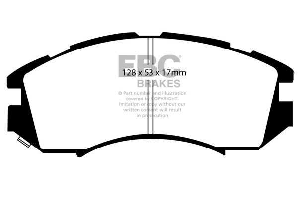 EBC Ultimax Brake Pads - Front for Subaru Impreza Mk 1