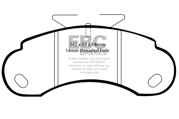 EBC Ultimax Brake Pads - Front for Mercedes G-Class