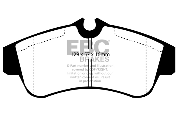 EBC Ultimax Brake Pads - Front for Nissan Primera