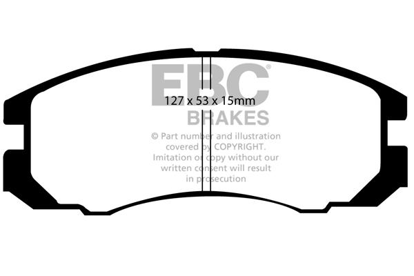 EBC Ultimax Brake Pads - Front for Toyota Celica