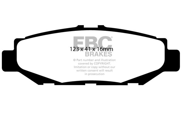 EBC Ultimax Brake Pads - Rear for Lexus SC