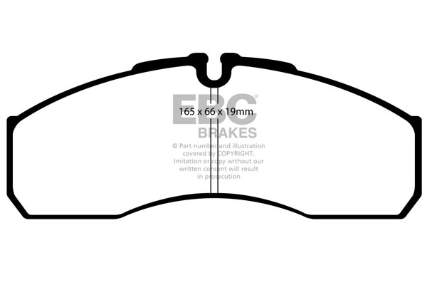 EBC Ultimax Brake Pads - Front for Iveco Daily