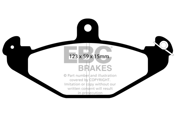 EBC Ultimax Brake Pads - Rear for Renault Safrane