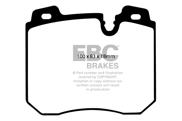 EBC Ultimax Brake Pads - Front for BMW 5 Series (E34)