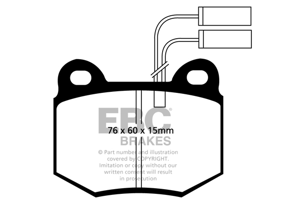 EBC Ultimax Brake Pads - Front for Alfa Romeo 75