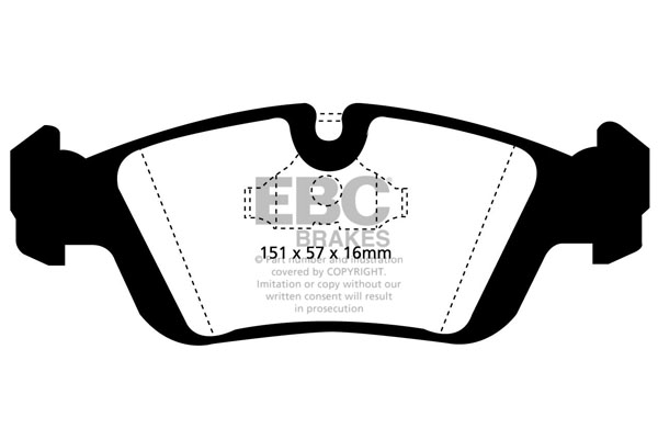 EBC Ultimax Brake Pads - Front for BMW 3 Series (E36)