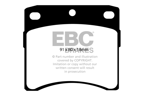 EBC Ultimax Brake Pads - Front for VW Transporter (T4)