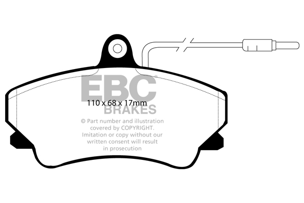 EBC Ultimax Brake Pads - Front for Renault Espace