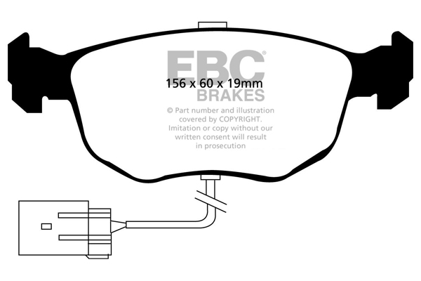 EBC Ultimax Brake Pads - Front for Ford Mondeo Mk 1