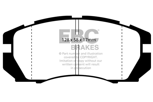 EBC Ultimax Brake Pads - Front for Subaru Legacy