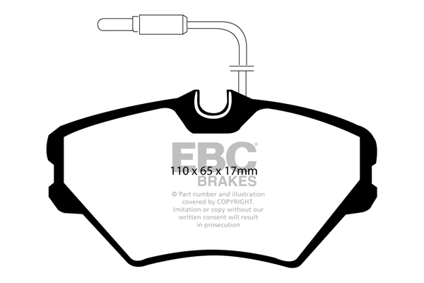 EBC Ultimax Brake Pads - Front for Renault Laguna