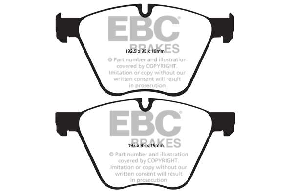 EBC Ultimax Brake Pads - Front for BMW X6 (E71)