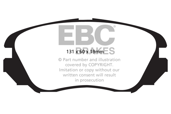 EBC Ultimax Brake Pads - Front for Vauxhall Insignia