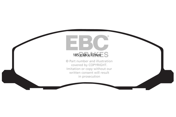 EBC Ultimax Brake Pads - Front for Saab 9-5