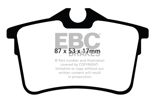 EBC Ultimax Brake Pads - Rear for Peugeot Partner