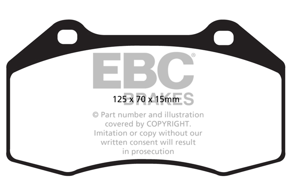 EBC Ultimax Brake Pads - Front for Alfa Romeo Mito